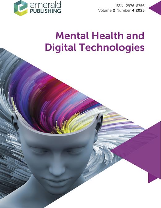 Mental Health and Digital Technologies, Emerald Publishing cover