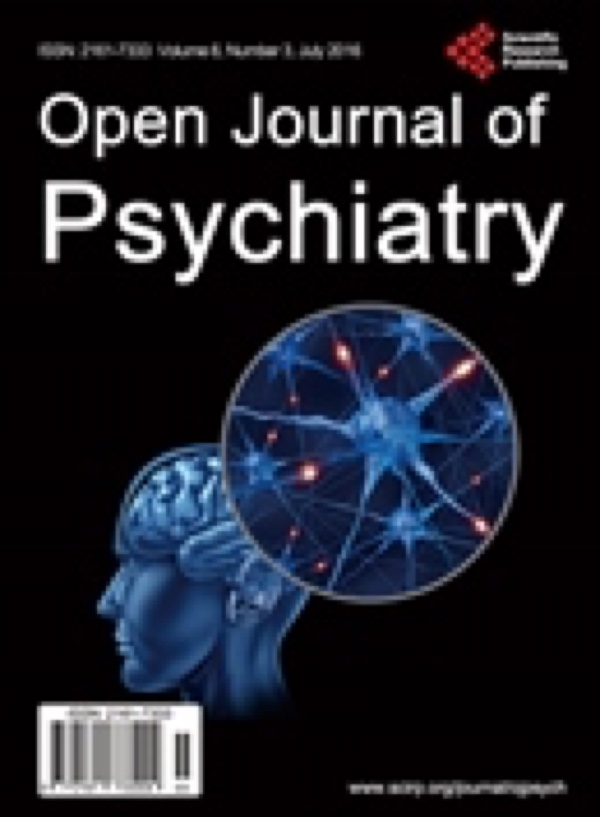 Open Journal of Psychiatry, vol. 15, no. 2 cover